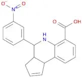 4-(3-Nitrophenyl)-3a,4,5,9b-tetrahydro-3H-cyclopenta[c]quinoline-6-carboxylic Acid
