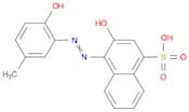 1-Naphthalenesulfonic acid,3-hydroxy-4-[(2-hydroxy-5-methylphenyl)azo]-