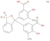 Benzoic acid, 3,3′-(1,1-dioxido-3H-2,1-benzoxathiol-3-ylidene)bis[6-hydroxy-5-methyl-, sodium salt…