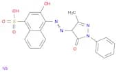 1-Naphthalenesulfonic acid,4-[(4,5-dihydro-3-methyl-5-oxo-1-phenyl-1H-pyrazol-4-yl)azo]-3-hydroxy-…