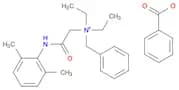 Benzenemethanaminium,N-[2-[(2,6-dimethylphenyl)amino]-2-oxoethyl]-N,N-diethyl-, benzoate