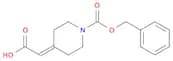 1-Piperidinecarboxylic acid, 4-(carboxymethylene)-, 1-(phenylmethylester)