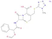 Sodium (6R,7R)-7-(R)-mandelamido-3-[[(1-methyl-1H-tetrazol-5-yl)thio]methyl]-8-oxo-5-thia-1-azabic…