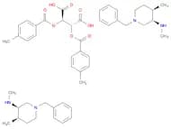 Butanedioic acid, 2,3-bis[(4-methylbenzoyl)oxy]-, (2R,3R)-, compd. with(3R,4R)-N,4-dimethyl-1-(phe…