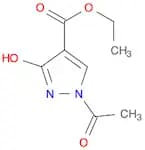 1H-Pyrazole-4-carboxylic acid, 1-acetyl-2,3-dihydro-3-oxo-, ethyl ester