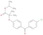 Propanoic acid, 2-[4-(4-chlorobenzoyl)phenoxy]-2-methyl-, 1-methylethylester