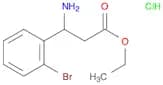 Ethyl 3-amino-3-(2-bromophenyl)propanoate, HCl