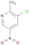 Pyridine, 3-chloro-2-methyl-5-nitro-