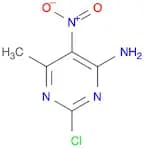 4-Pyrimidinamine, 2-chloro-6-methyl-5-nitro-