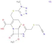 5-Thia-1-azabicyclo[4.2.0]oct-2-ene-2-carboxylic acid,7-[[[(cyanomethyl)thio]acetyl]amino]-7-metho…