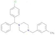 Piperazine,1-[(4-chlorophenyl)phenylmethyl]-4-[(3-methylphenyl)methyl]-