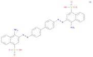 1-Naphthalenesulfonic acid,3,3'-[[1,1'-biphenyl]-4,4'-diylbis(azo)]bis[4-amino-, disodium salt
