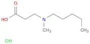 b-Alanine, N-methyl-N-pentyl-, hydrochloride