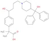 Benzeneacetic acid,4-[1-hydroxy-4-[4-(hydroxydiphenylmethyl)-1-piperidinyl]butyl]-a,a-dimethyl-