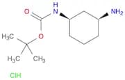 Carbamic acid, [(1R,3S)-3-aminocyclohexyl]-, 1,1-dimethylethyl ester,rel-