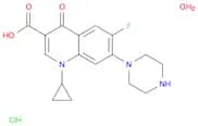 3-Quinolinecarboxylic acid,1-cyclopropyl-6-fluoro-1,4-dihydro-4-oxo-7-(1-piperazinyl)-,monohydroch…