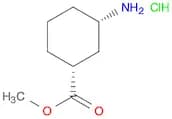Cyclohexanecarboxylic acid, 3-amino-, methyl ester, hydrochloride, cis-