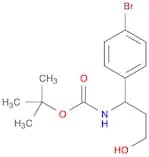 tert-butyl N-[1-(4-bromophenyl)-3-hydroxypropyl]carbamate