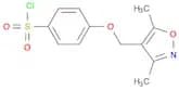 4-((3,5-Dimethylisoxazol-4-yl)methoxy)benzene-1-sulfonyl chloride