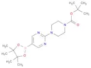 tert-butyl 4-[5-(4,4,5,5-tetramethyl-1,3,2-dioxaborolan-2-yl)pyrimidin-2-yl]piperazine-1-carboxyla…