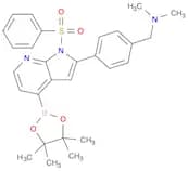 Benzenemethanamine, N,N-dimethyl-4-[1-(phenylsulfonyl)-4-(4,4,5,5-tetramethyl-1,3,2-dioxaborolan-2…