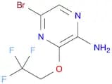 5-bromo-3-(2,2,2-trifluoroethoxy)pyrazin-2-amine