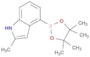 2-methyl-4-(tetramethyl-1,3,2-dioxaborolan-2-yl)-1H-indole