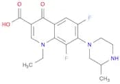 1-ethyl-6-fluoranyl-8-fluoro-7-(3-methylpiperazin-1-yl)-4-oxoquinoline-3-carboxylic acid