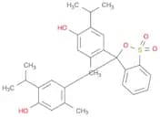 Phenol,4,4'-(1,1-dioxido-3H-2,1-benzoxathiol-3-ylidene)bis[5-methyl-2-(1-methylethyl)-