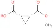 1,2-Cyclopropanedicarboxylic acid, monomethyl ester, (1R,2S)-rel-