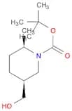 tert-butyl (2R,5S)-5-(hydroxymethyl)-2-methylpiperidine-1-carboxylate
