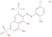 2,7-Naphthalenedisulfonic acid,3-[(5-chloro-2-hydroxyphenyl)azo]-4,5-dihydroxy-, disodium salt