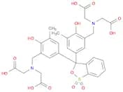 Glycine,N,N'-[(1,1-dioxido-3H-2,1-benzoxathiol-3-ylidene)bis[(6-hydroxy-5-methyl-3,1-phenylene)met…