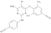 Benzonitrile,4-[[6-amino-5-bromo-2-[(4-cyanophenyl)amino]-4-pyrimidinyl]oxy]-3,5-dimethyl-
