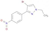 4-bromo-1-ethyl-3-(4-nitrophenyl)-1H-pyrazole