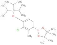[2-Chloro-3-methyl-4-(4,4,5,5-tetramethyl-1,3,2-dioxaborolan-2-yl)phenoxy]triisopropylsilane