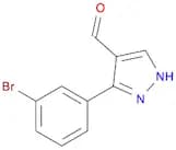 3-(3-Bromophenyl)-1H-pyrazole-4-carbaldehyde