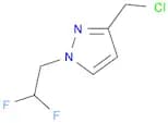 3-(chloromethyl)-1-(2,2-difluoroethyl)-1H-pyrazole