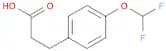 3-[4-(Difluoromethoxy)phenyl]propionic acid