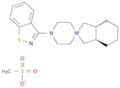 (3aR,7aR)-4'-(1,2-Benzisothiazol-3-yl)octahydrospiro[2H-isoindole-2,1'-piperazinium] methanesulfon…