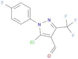 5-chloro-1-(4-fluorophenyl)-3-(trifluoromethyl)-1H-pyrazole-4-carbaldehyde