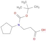 3-((tert-Butoxycarbonyl)(cyclopentyl)amino)propanoic acid