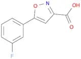 5-(3-Fluorophenyl)-3-isoxazolecarboxylic Acid