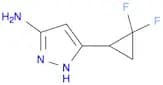 5-(2,2-difluorocyclopropyl)-1H-pyrazol-3-amine