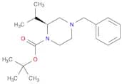 tert-Butyl (2S)-4-benzyl-2-isopropyl-piperazine-1-carboxylate