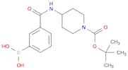 (3-((1-(tert-butoxycarbonyl)piperidin-4-yl)carbamoyl)phenyl)boronic acid