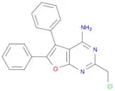 2-(chloromethyl)-5,6-diphenylfuro[2,3-d]pyrimidin-4-amine
