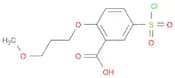 5-(chlorosulfonyl)-2-(3-methoxypropoxy)benzoic acid