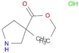 ethyl 3-methylpyrrolidine-3-carboxylate hydrochloride