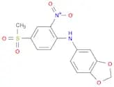 N-(4-Methanesulfonyl-2-nitrophenyl)-2H-1,3-benzodioxol-5-amine